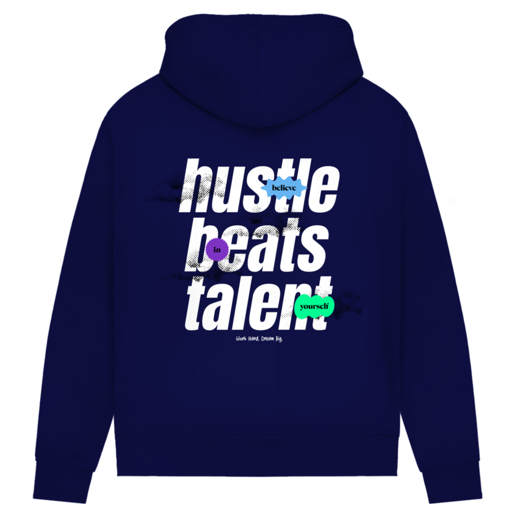 Hustle beats Talent - Damen Premium Bio Hoodie