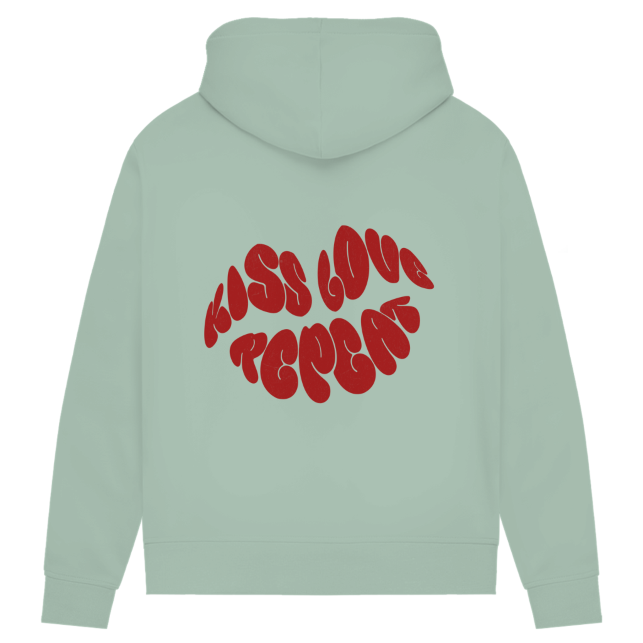 Kiss Love Repeat - Damen Premium Bio Hoodie