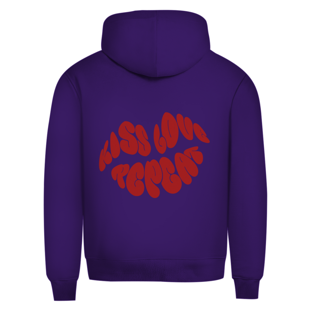 Kiss Love Repeat - Herren Premium Bio Hoodie
