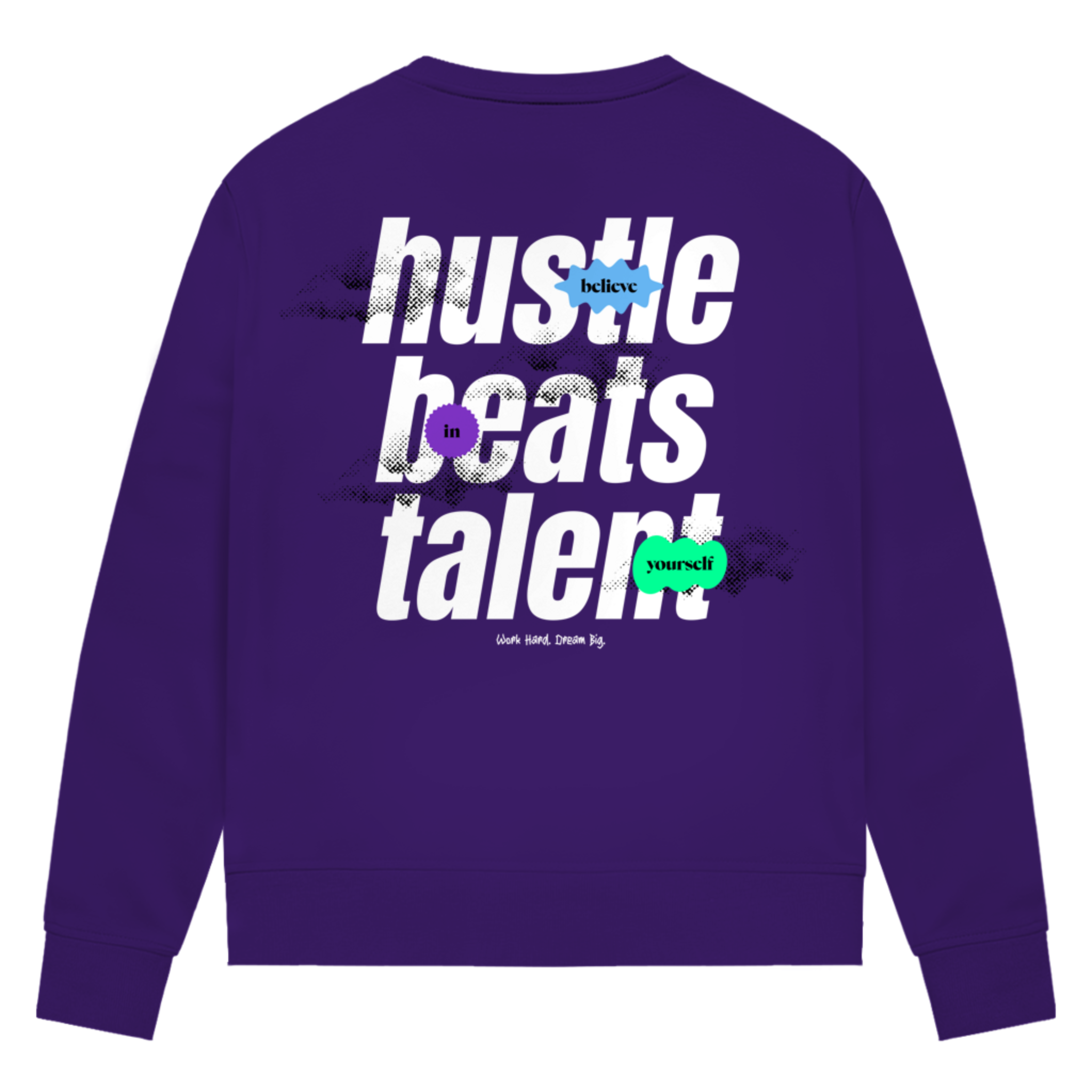 Hustle beats Talent - Damen Premium Bio Sweatshirt