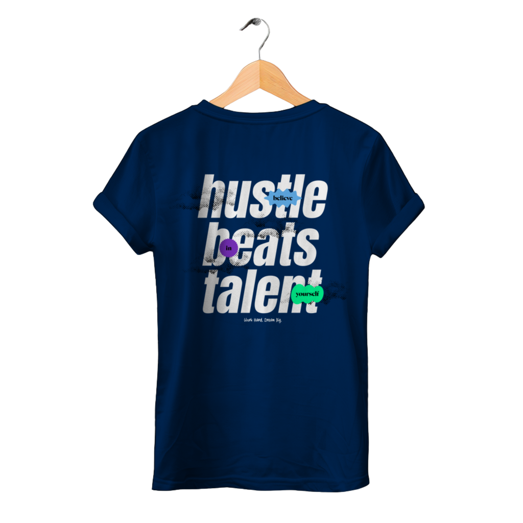 Hustle beats Talent - Damen Premium Bio T-Shirt