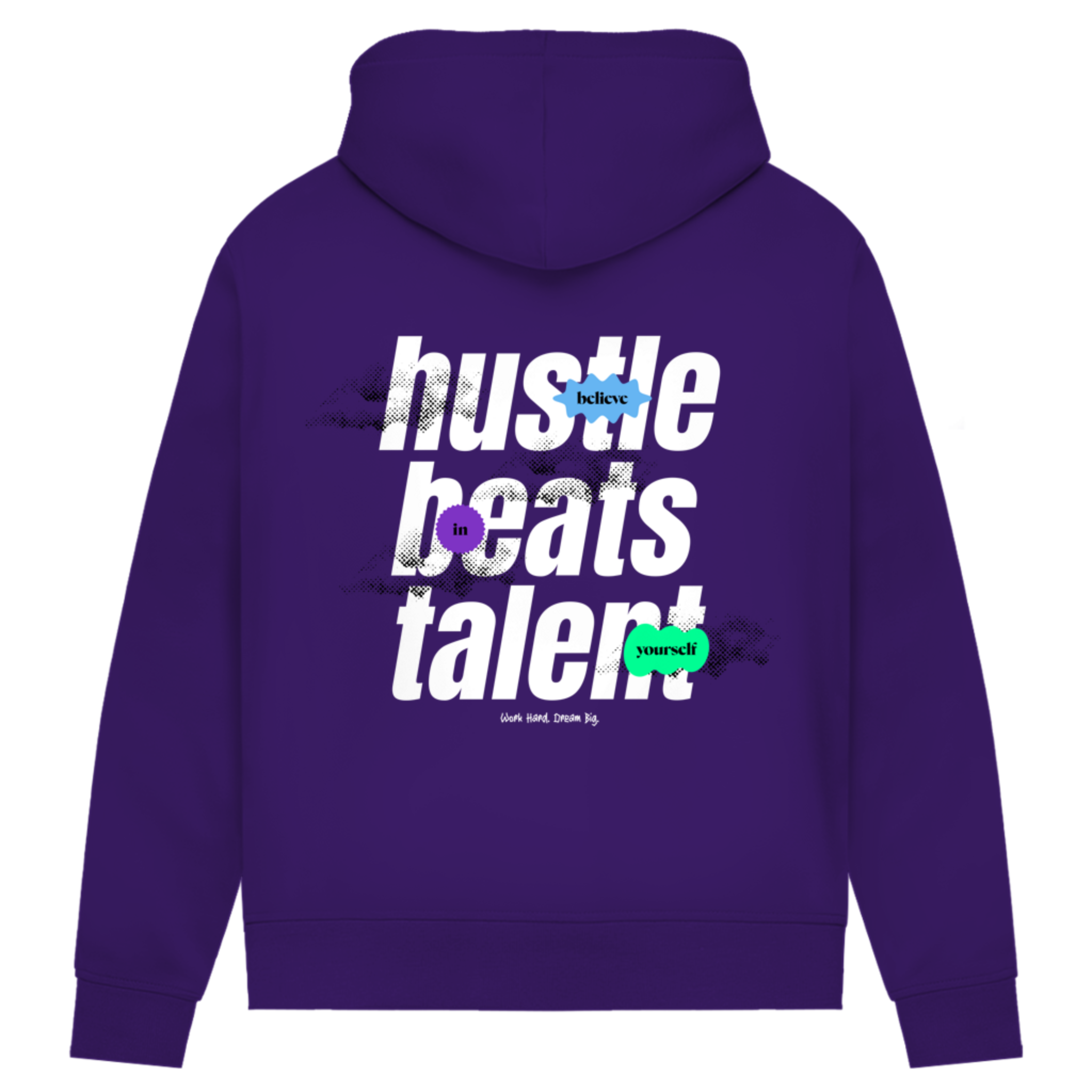 Hustle beats Talent - Damen Premium Bio Hoodie