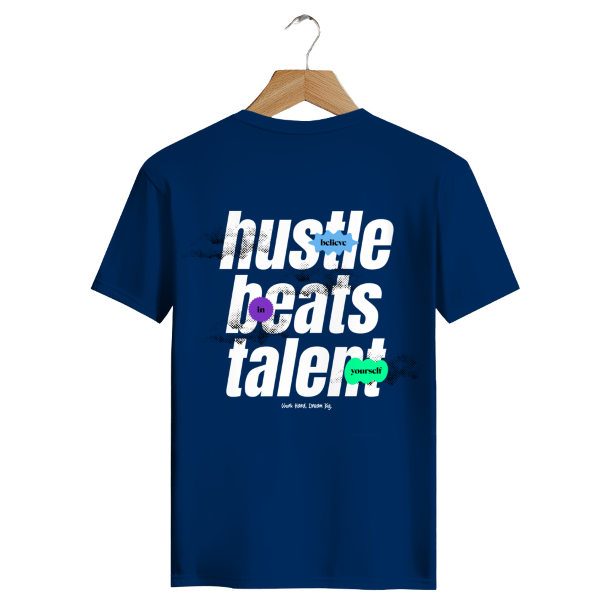 Hustle beats Talent - Herren Premium Bio T-Shirt