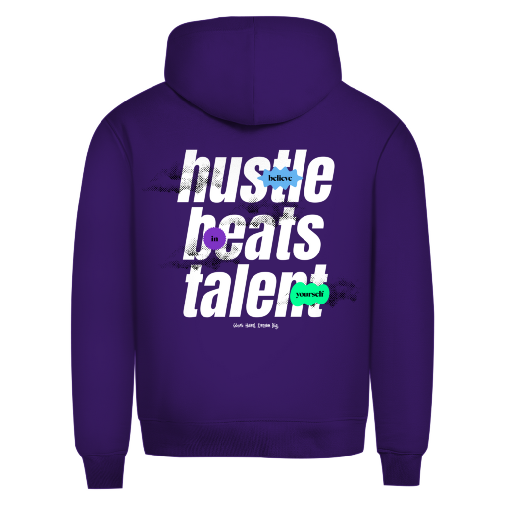 Hustle beats Talent - Herren Premium Bio Hoodie