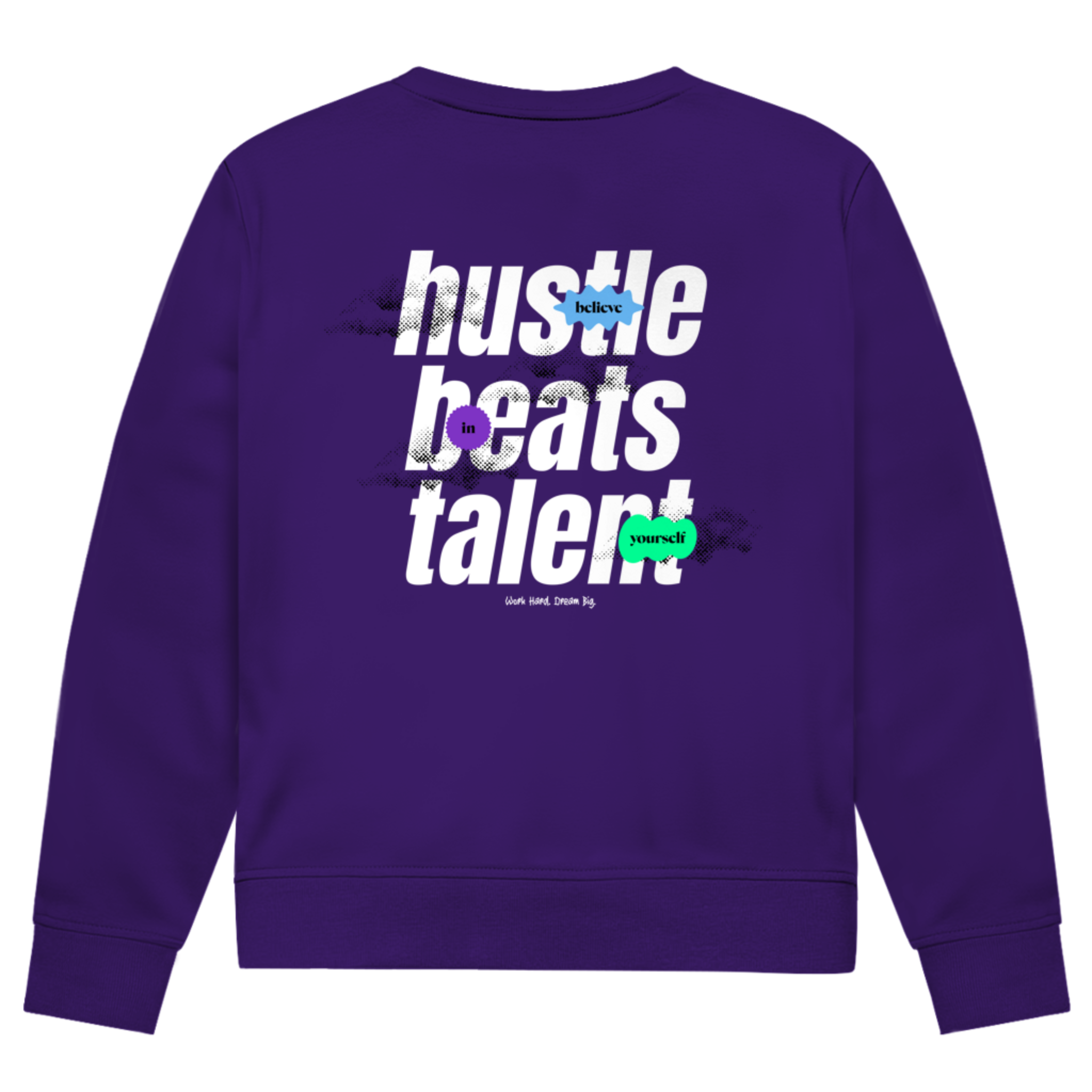 Hustle beats Talent - Herren Premium Bio Sweatshirt