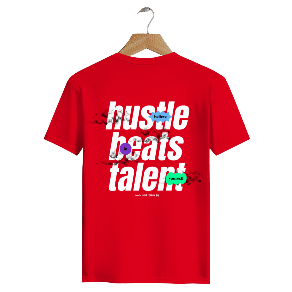 Hustle beats Talent - Herren Premium Bio T-Shirt