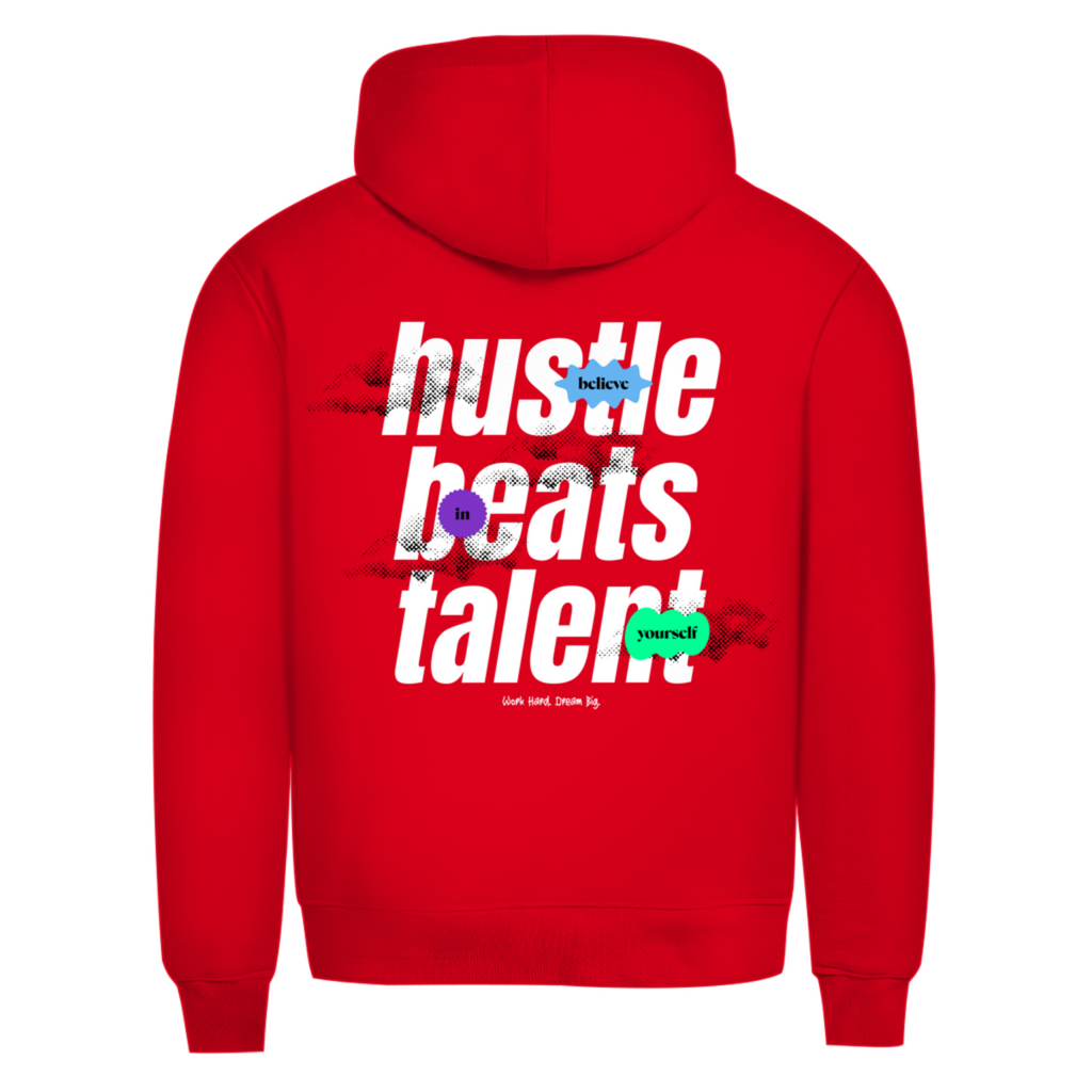 Hustle beats Talent - Herren Premium Bio Hoodie