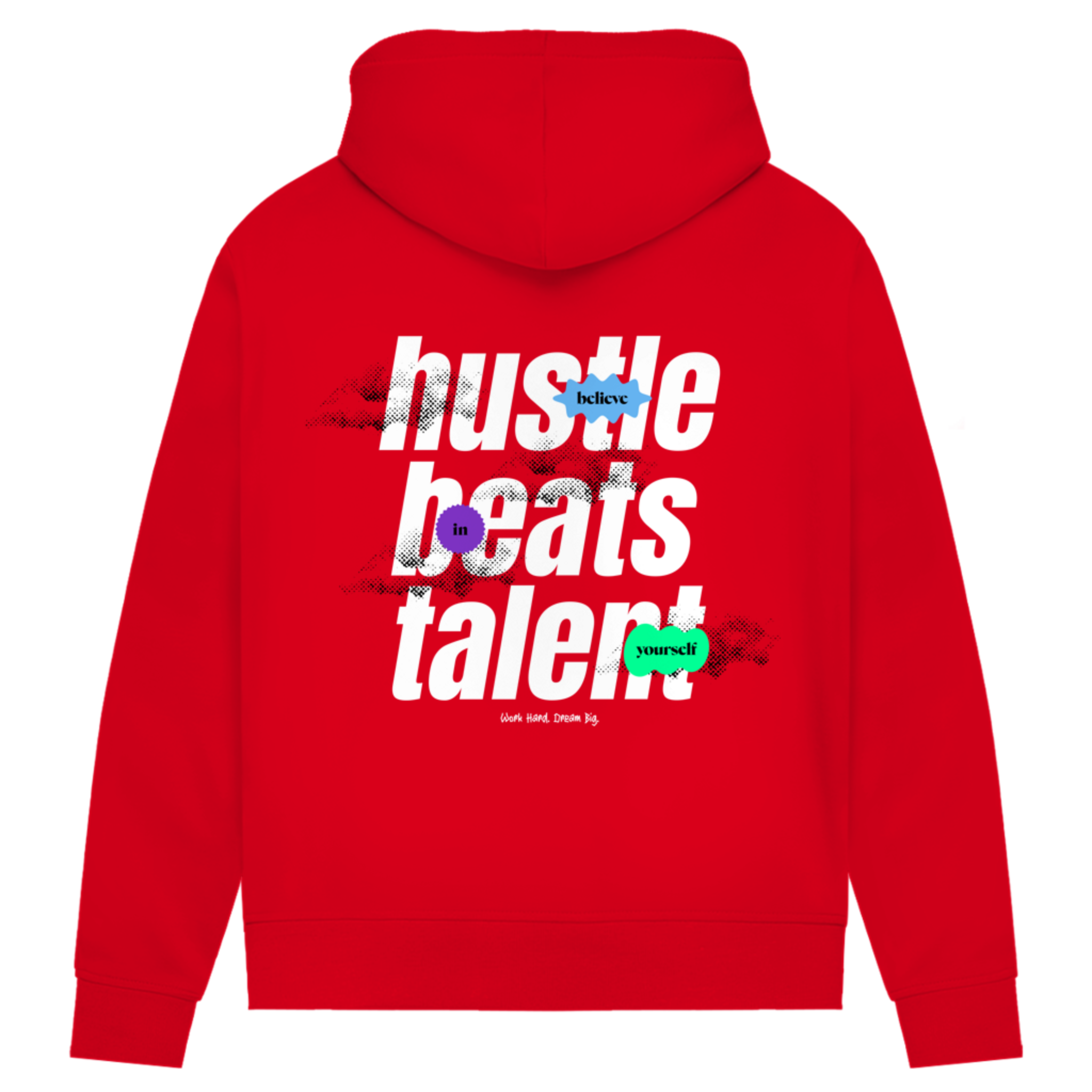 Hustle beats Talent - Damen Premium Bio Hoodie