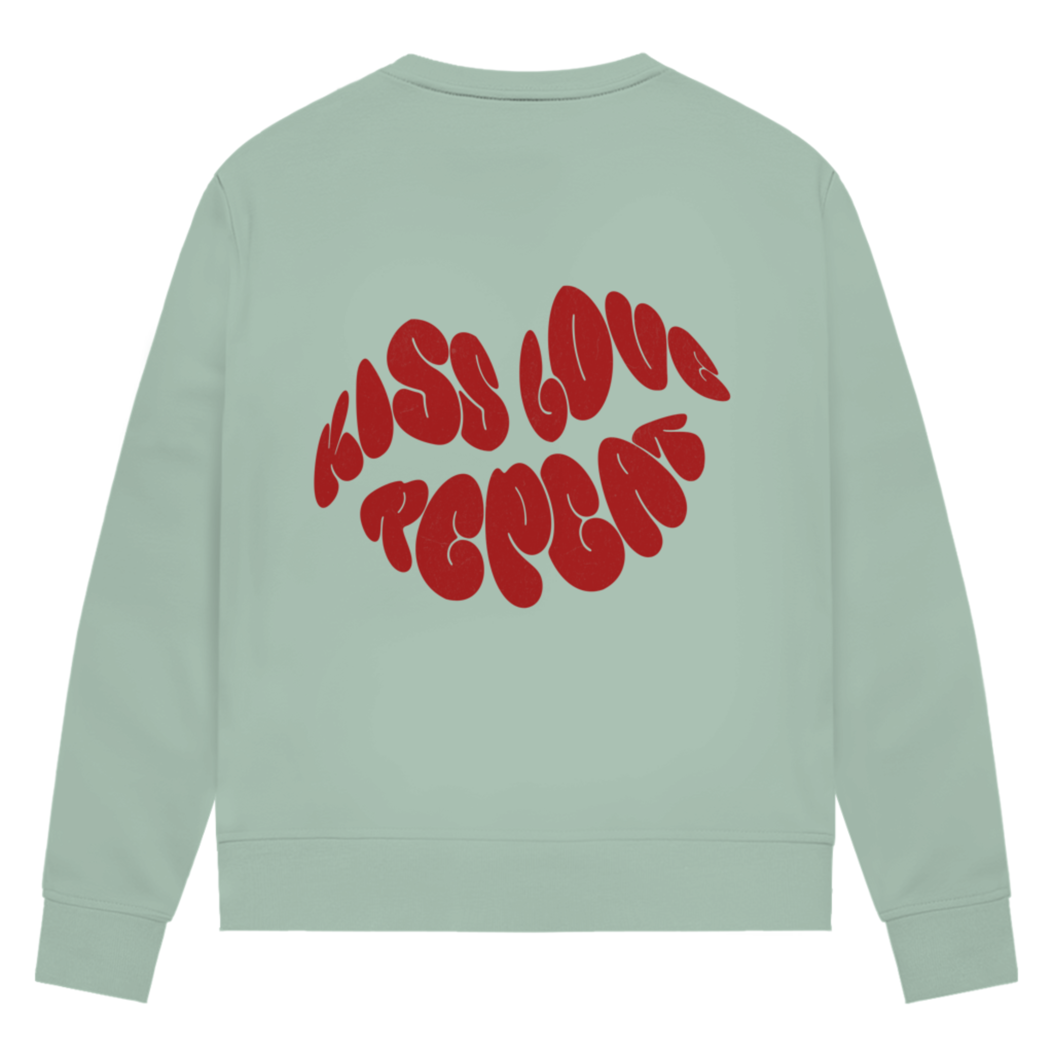 Kiss Love Repeat - Damen Premium Bio Sweatshirt