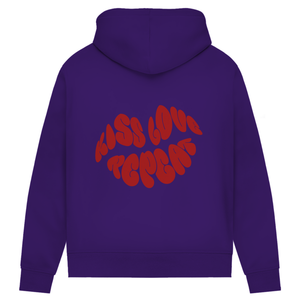 Kiss Love Repeat - Damen Premium Bio Hoodie