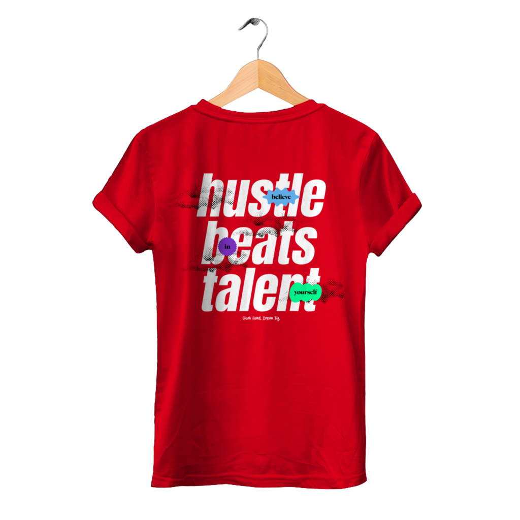 Hustle beats Talent - Damen Premium Bio T-Shirt