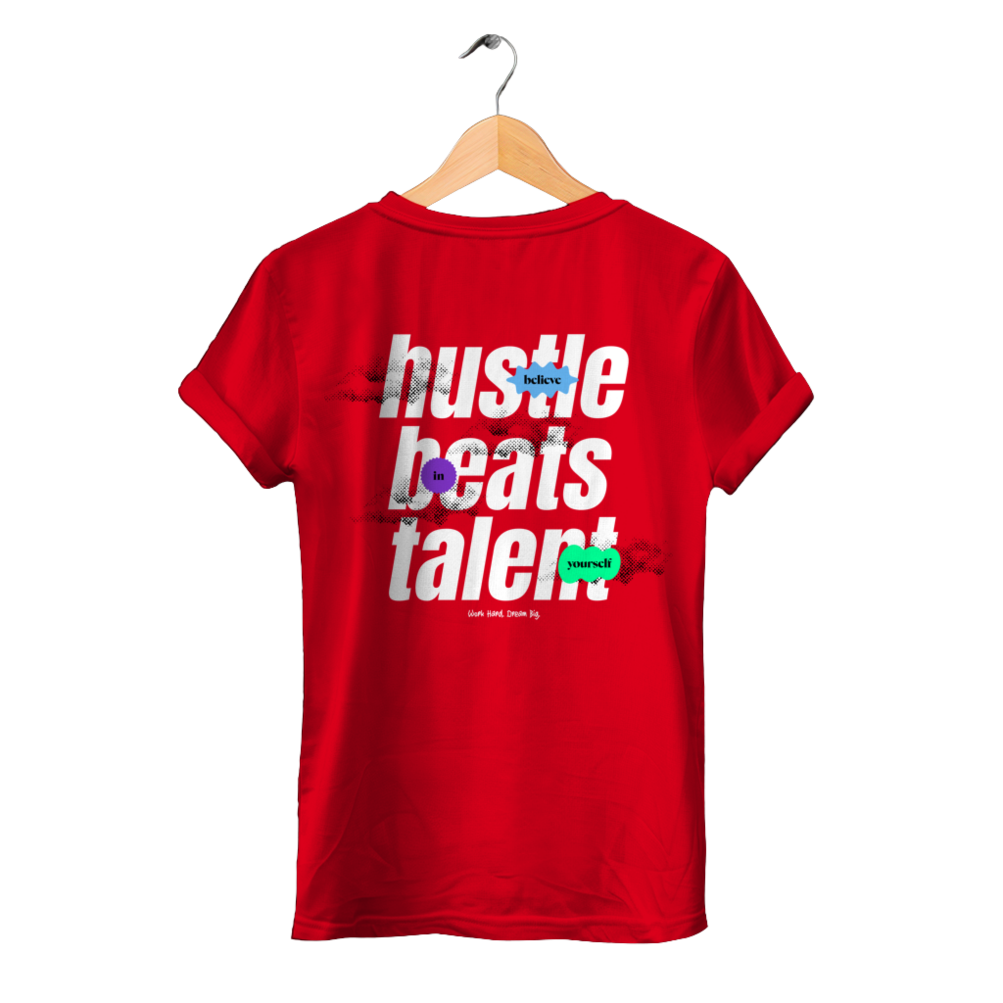 Hustle beats Talent - Damen Premium Bio T-Shirt