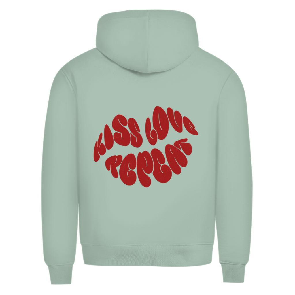 Kiss Love Repeat - Herren Premium Bio Hoodie