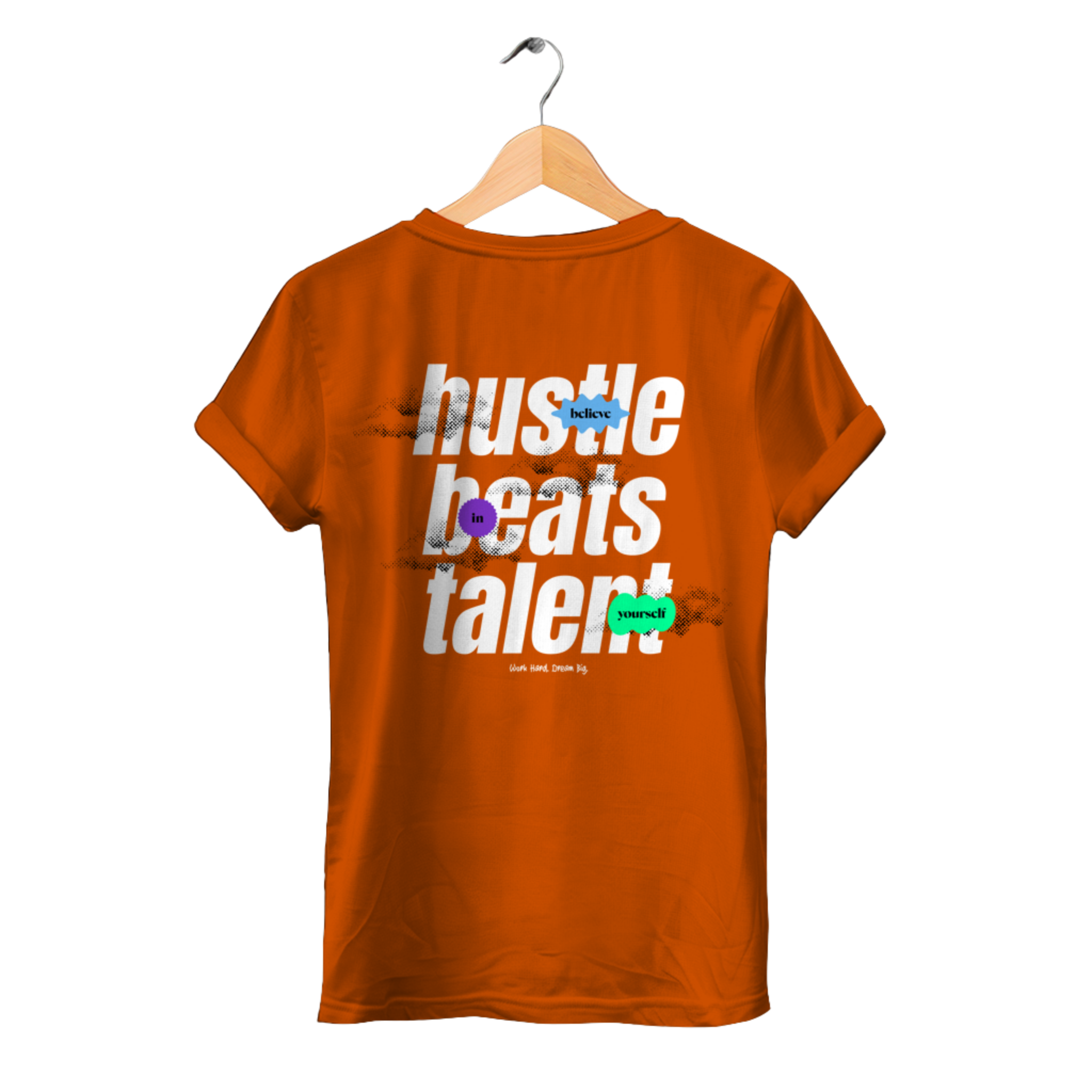 Hustle beats Talent - Damen Premium Bio T-Shirt