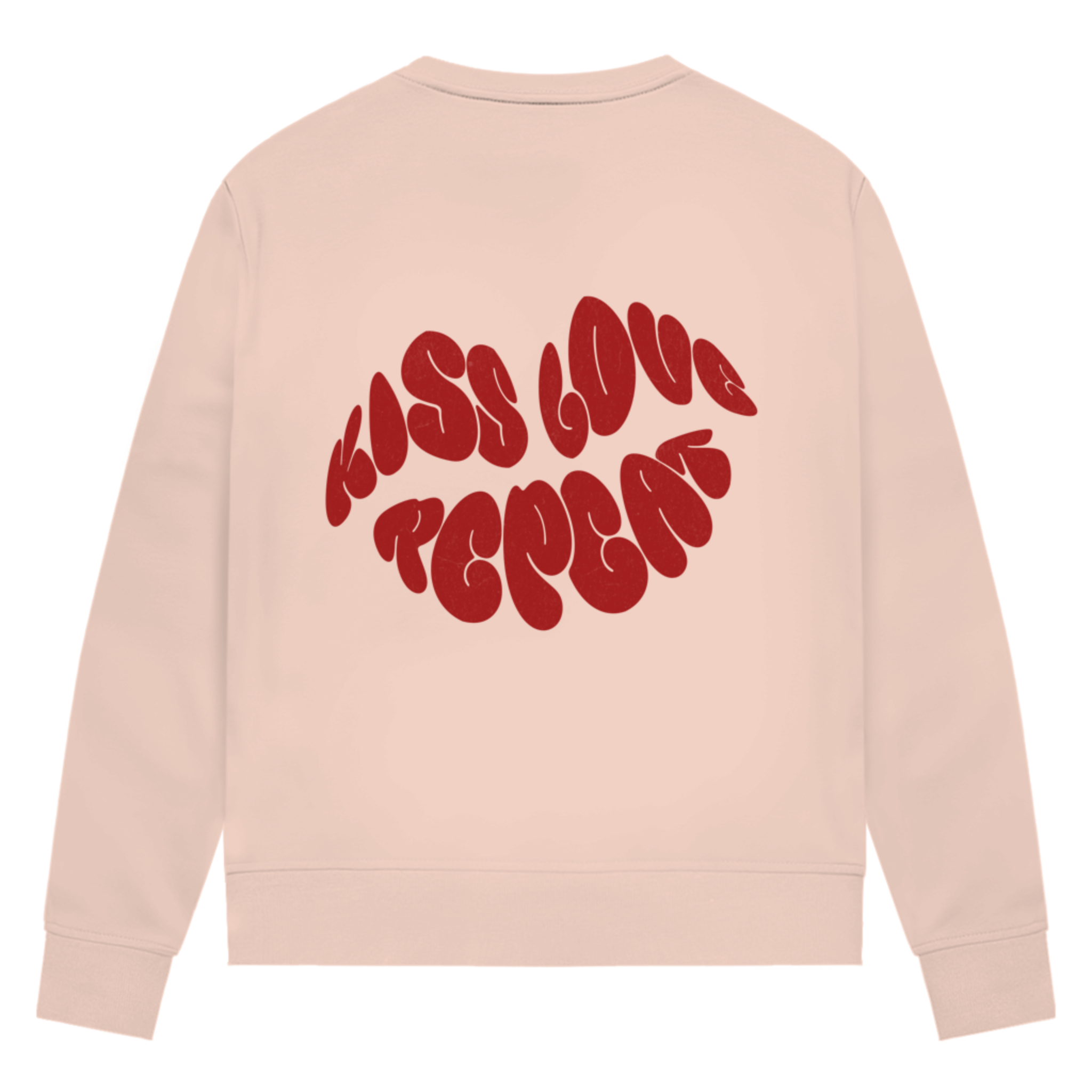 Kiss Love Repeat - Damen Premium Bio Sweatshirt
