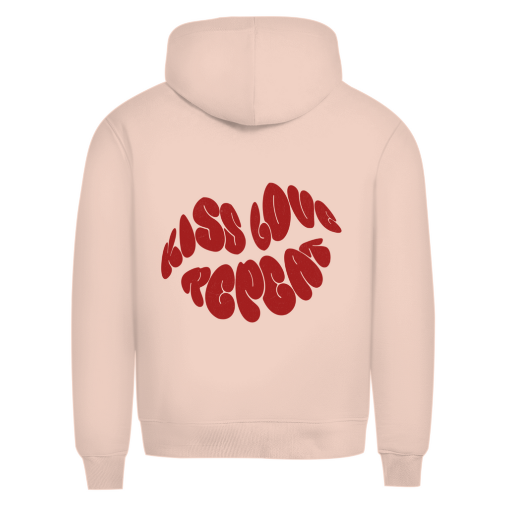 Kiss Love Repeat - Herren Premium Bio Hoodie