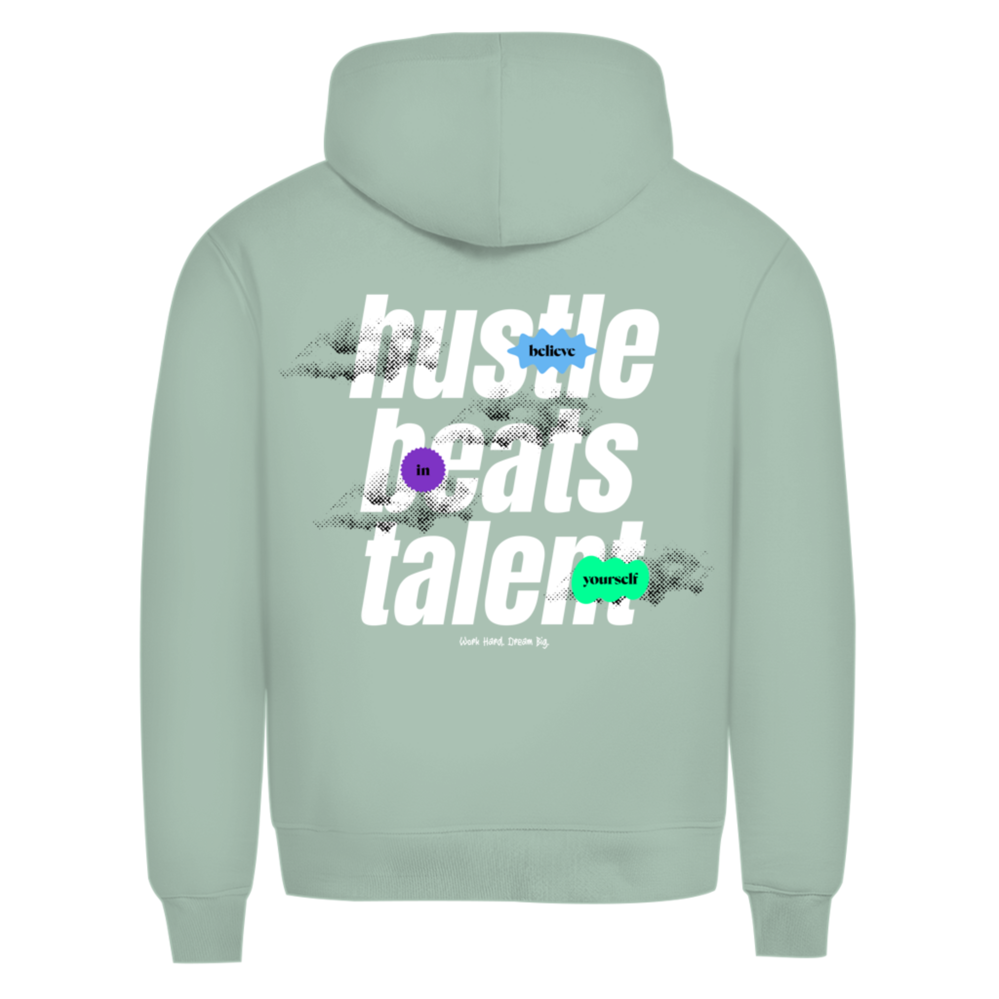 Hustle beats Talent - Herren Premium Bio Hoodie