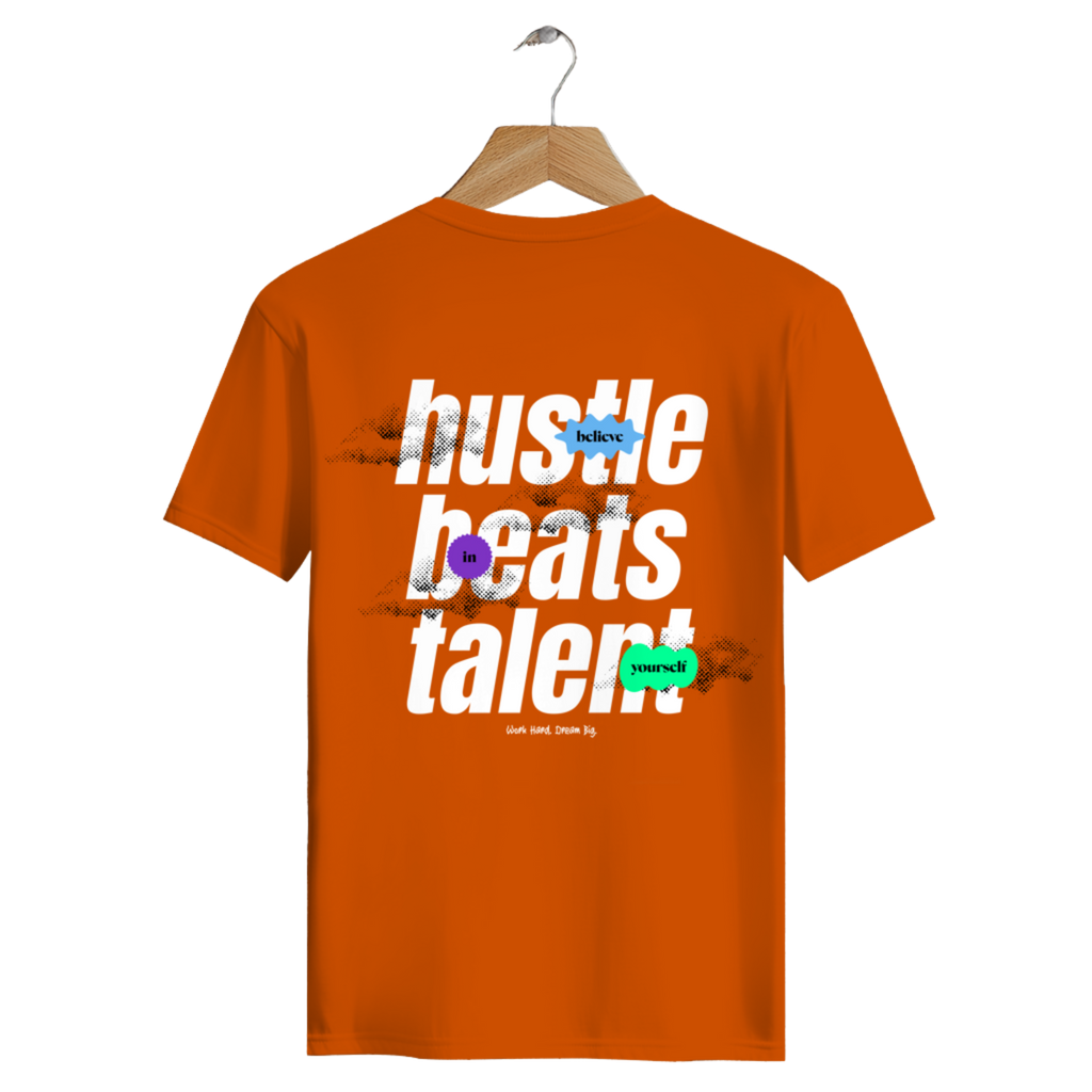 Hustle beats Talent - Herren Premium Bio T-Shirt