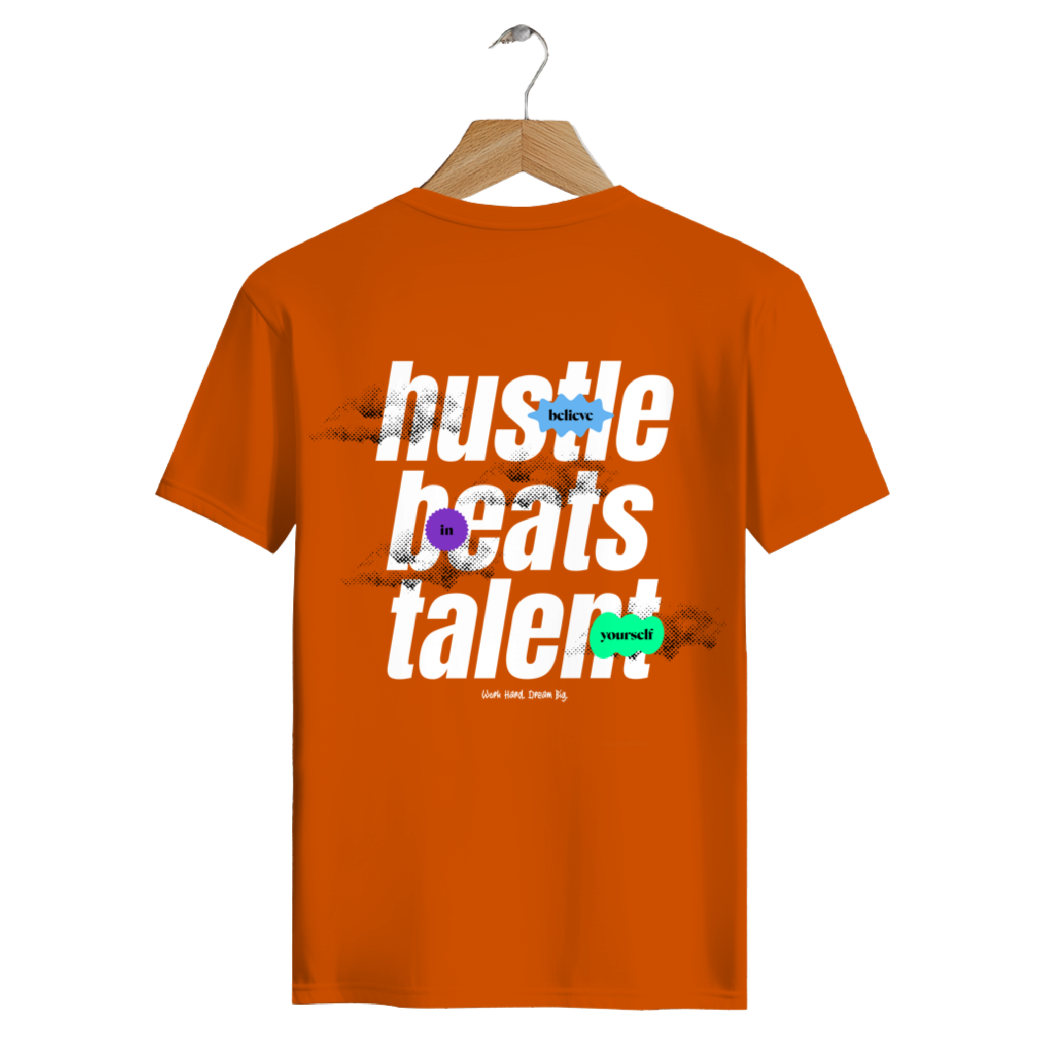 Hustle beats Talent - Herren Premium Bio T-Shirt