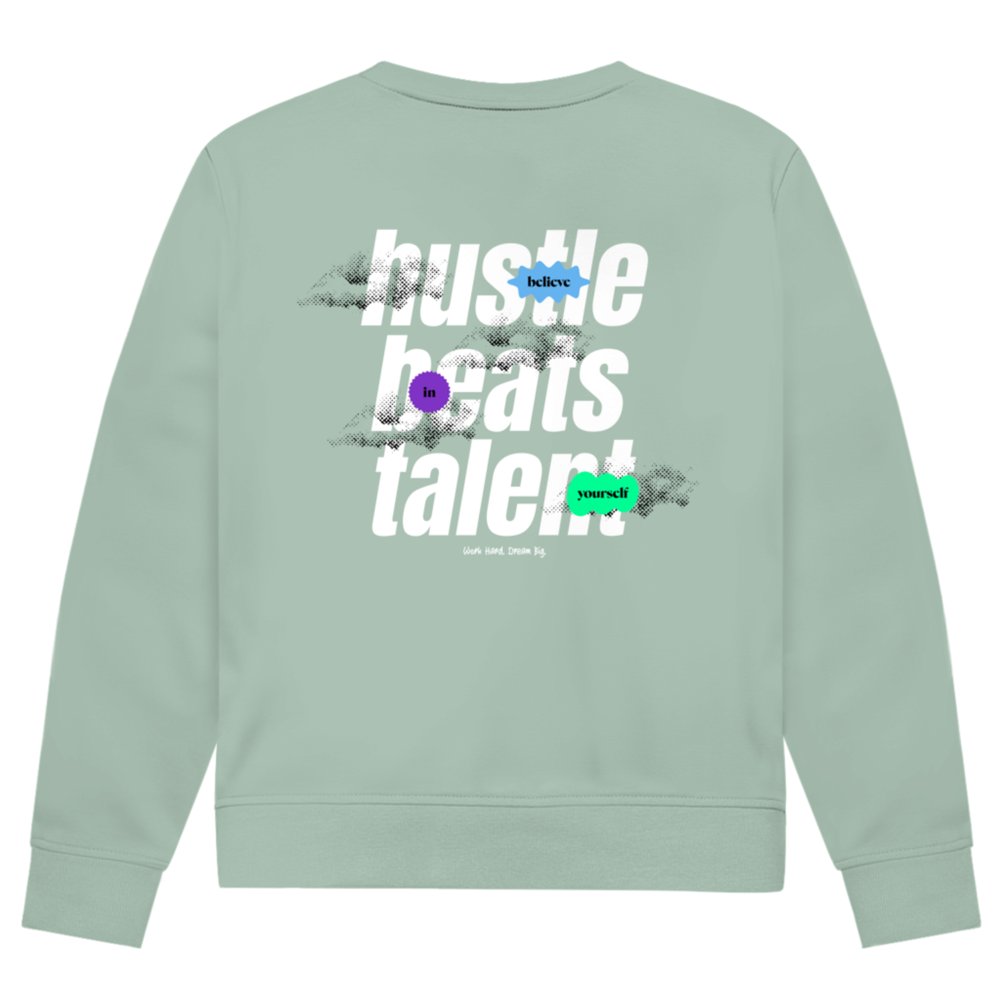 Hustle beats Talent - Herren Premium Bio Sweatshirt